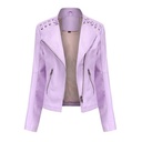 Women's Leather Jackets Women's Short Jackets Slim Thin Leather Jackets Ladies Motorcycle Suits