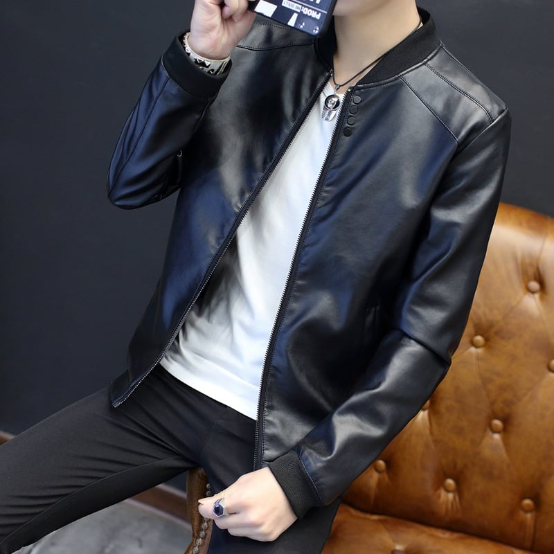 Autumn And Winter New Men's Leather Jackets